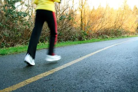 Afternoon run Stock Photos