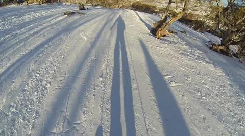 Afternoon Skiing Video stock 46947823