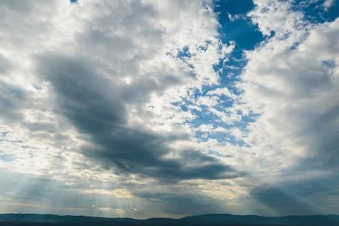Afternoon sky Foto stock