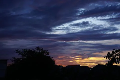 Afternoon sky Foto stock