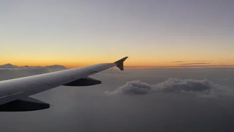 Afternoon Sky from Plane. Stock Footage 147638491