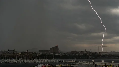 Afternoon Summer Thunderstorm Time-lapse Stock Footage 157448415