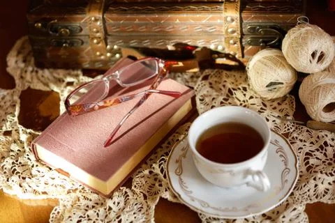 Afternoon tea. 스톡 사진
