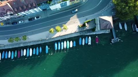 Afternoon - Top down shot - Constance Stock Footage 162483386