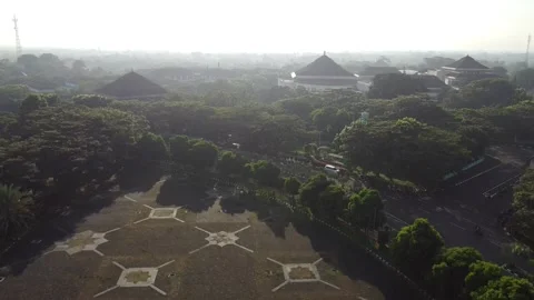 Afternoon view in the mosque Video stock 198729762