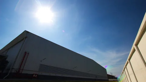 Afternoon of warehouse. Timelapse. Stock Footage 46211468