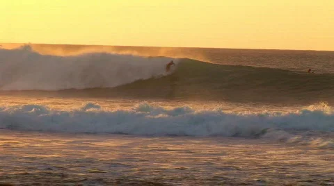 Afternoon wave  Stock Footage 245678