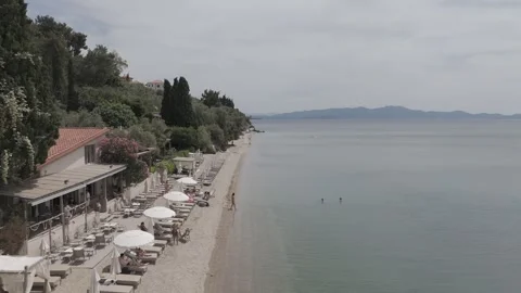 Afyssos Beach in Pelion, Greece Stock Footage 288729277