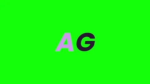 AG animated logo Stock Footage 255723516