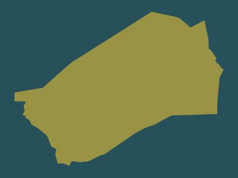 Agadez, Niger. Solid color shape Stock Illustration