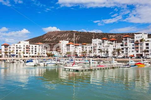 Agadir city, Morocco Stock Photos