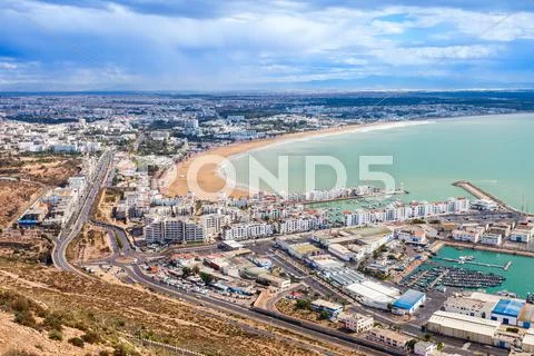 Agadir city, Morocco Stock Photos