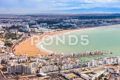 Agadir city, Morocco Stock Photos