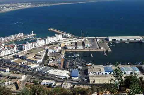 Agadir harbour Stock Photos