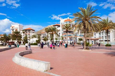 Agadir seafront, Morocco Stock Photos