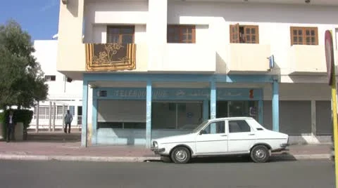 Agadir street 001 Stock Footage 11472016