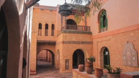 Agadir traditional el madina city in morocco Stock Photos