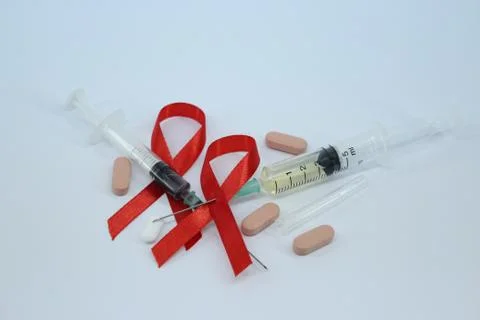 Against Aids Stock Photos