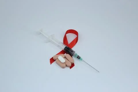 Against AIDS Stock Photos