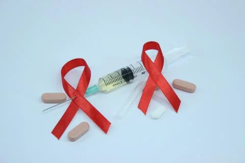 Against AIDS Stock Photos