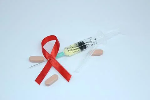 Against AIDS Stock Photos