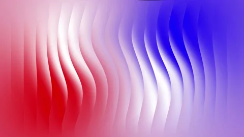 Against the background of red, blue and white spots, the lines move and bend Stock Footage 221488337