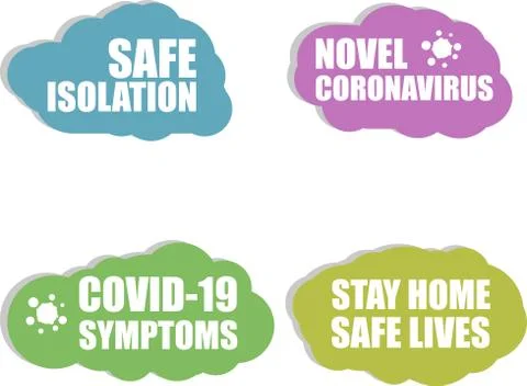 Against Coronavirus icon. Safe Isolation. COVID-19 icon. Novel coronavirus. C Stock Illustration
