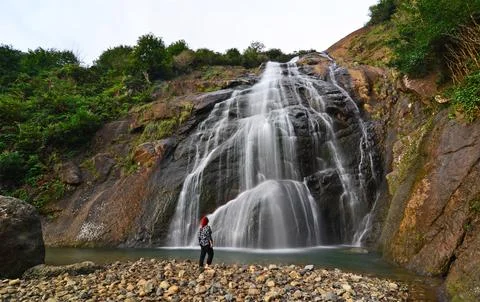 Agaran Waterfall Stock Photos