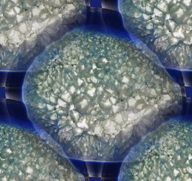 Agate Crystal cross section as seamless background Stock Photos