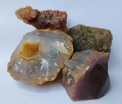 Agate gemstones Stock Photos