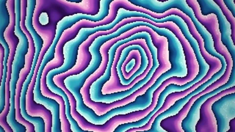 Agate geode crystal mineral pattern loop Stock Footage 347665004