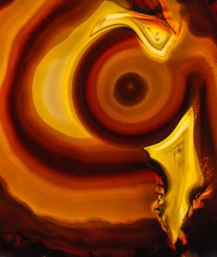 Agate geode slice macro Stock Photos