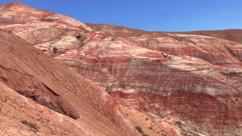 Agate mountains. Candy Mountains Stock Footage 316881579
