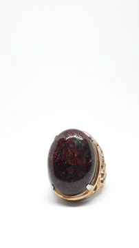 Agate ring "Badar Besi" Fotos de archivo