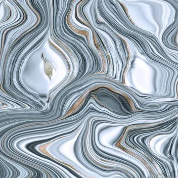 Agate stone texture with gold Stock Illustration