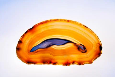 Agate on white background Stock Photos
