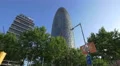 Agbar Tower near Hotel Silken Diagonal Barcelona 4k or 4k+ Resolution