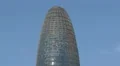The Agbar Tower top in Barcelona 4k or 4k+ Resolution