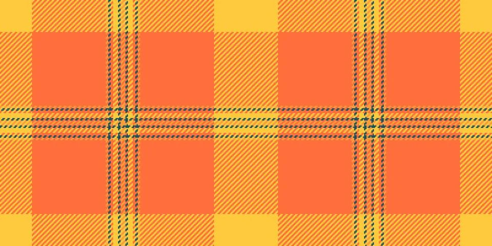 Age pattern background vector, full seamless texture plaid. Pastel tartan f.. Stock Illustration