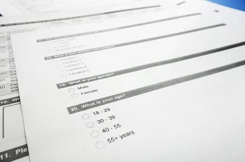 Age question Stock Photos