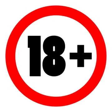 Age-restricted access Stock Illustration