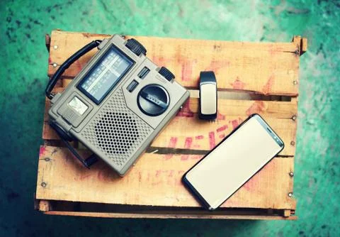 An Age Shift Concept, combination of old and new Stock Photos