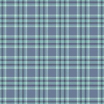 Age tartan pattern fabric, blank seamless texture background. 1950s check v.. Stockillustratie
