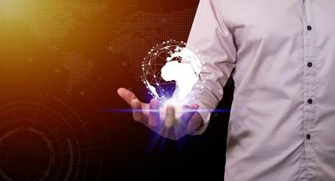 Age of technology People's, Use of technology in the modern era Stock Photos