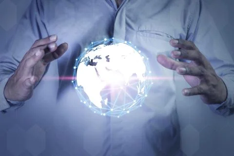 Age of technology People's, Use of technology in the modern era 스톡 사진