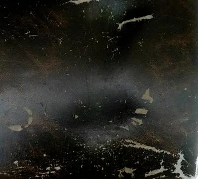 Aged Black Leather Surface Texture with Scratches Dark 写真素材