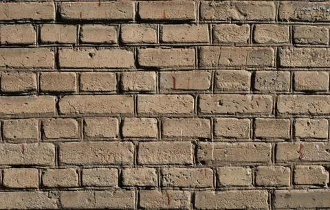 Aged brick wall background Stock Photos