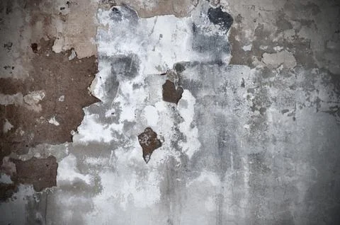 Aged destroyed wall Stock Photos