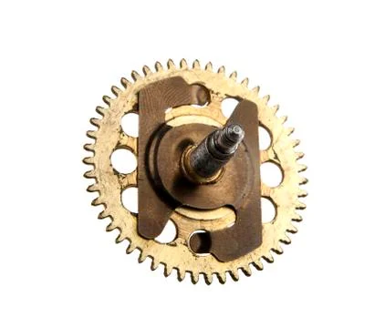An aged gear from a clock Stock Photos