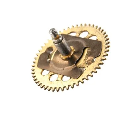 An aged gear from a clock Stock Photos